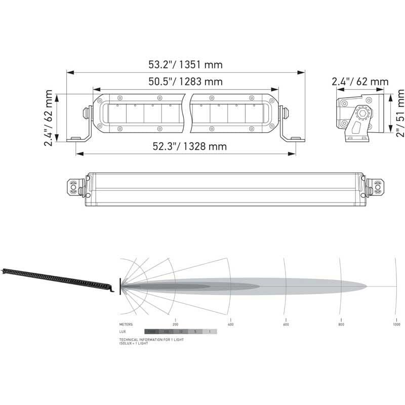 Hella Off-Road Led Lamba 12V-24V 1283MM 1GJ358197-331