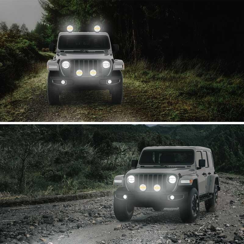 Hella Off-Road Valuefit Blade Led Uzun Far Siyah 18W 9'' Beyaz-Amber Isik 1FJ357199-071