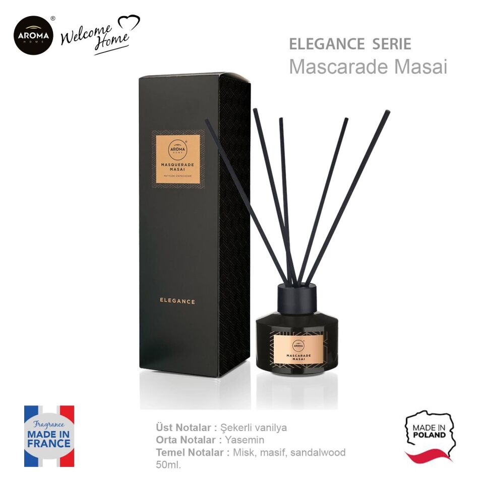 Aroma Home  Elegance Likit Koku Mascarade Masai  50ml.