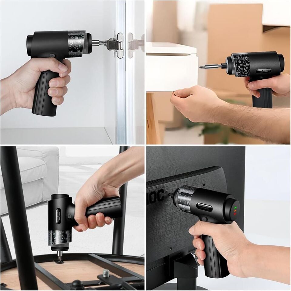 Kingsdun Sarjli Tornavida Seti 35 Parçali Manyetik Uç 5V 2500mAH