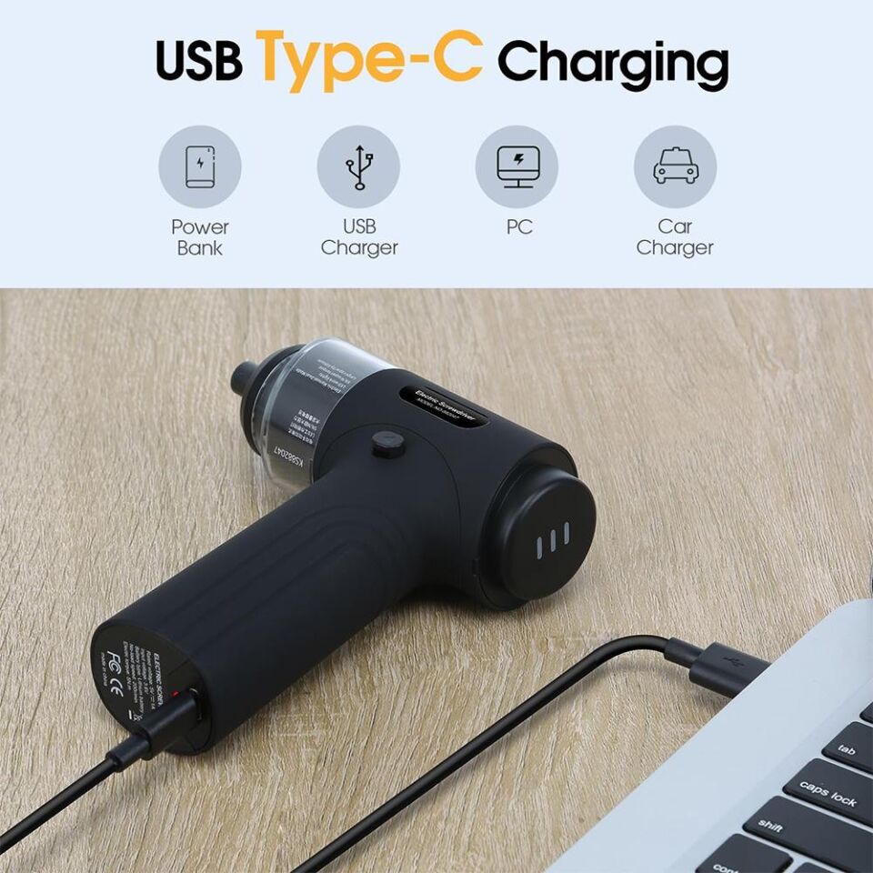 Kingsdun Sarjli Tornavida Seti 35 Parçali Manyetik Uç 5V 2500mAH