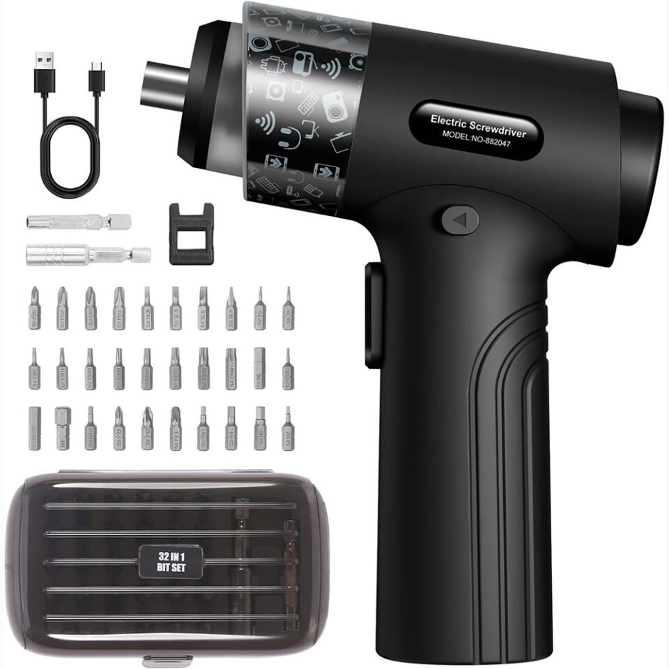 Kingsdun Sarjli Tornavida Seti 35 Parçali Manyetik Uç 5V 2500mAH