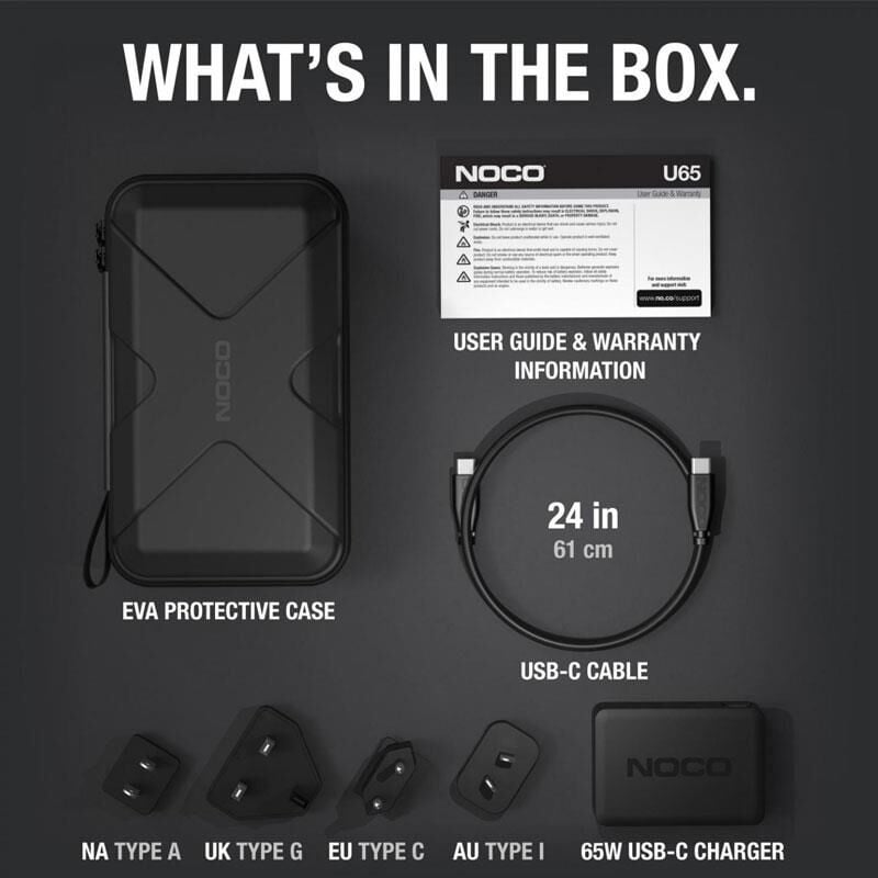 Noco Boost X 65W USB-C Sarj Cihazi GBX45/55/75/155