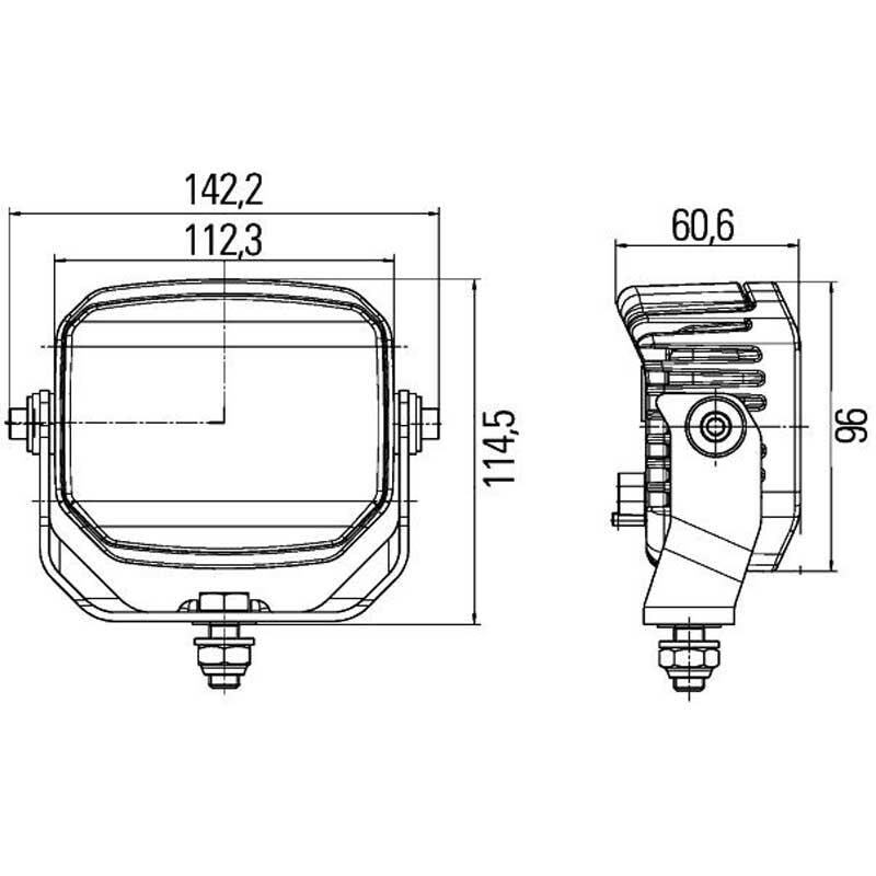 Hella Off-Road Led Lamba 12V-24V Power Beam 1500 1GA996288-021