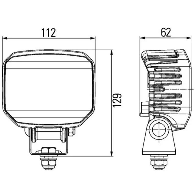 Hella Off-Road Led Lamba 12V-24V Power Beam 1500 1GA996288-011