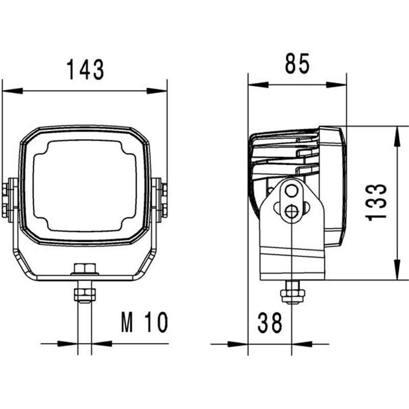 Hella Off-Road Led Lamba 12V-24V Ultra Beam 3000 Gen. II 1GA995606-081