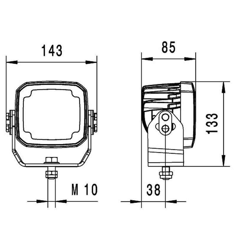 Hella Off-Road Led Lamba 12V-24V Ultra Beam Gen. II 1GA995606-071