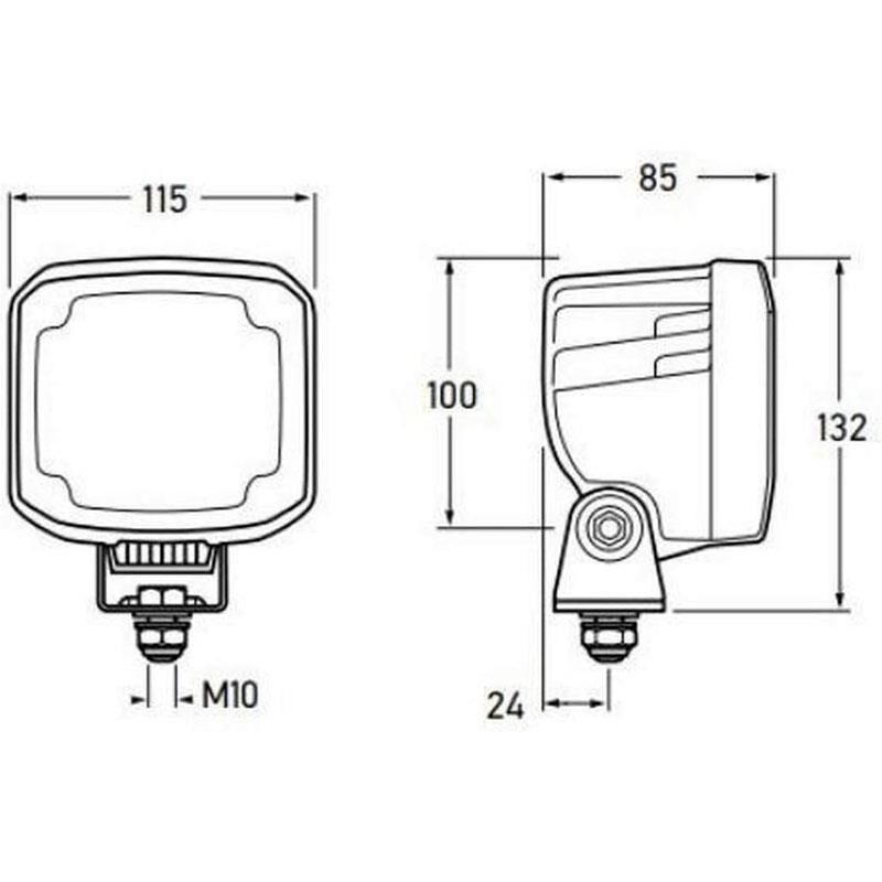 Hella Off-Road Led Lamba 12V-24V Ultra Beam Gen. I 1GA995506-001