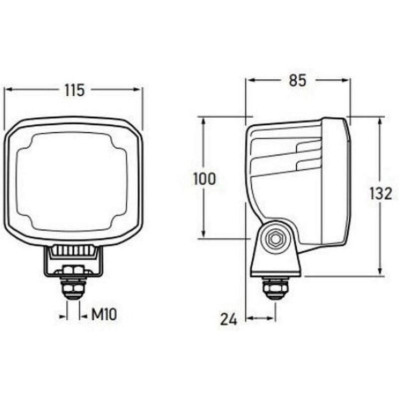 Hella Off-Road Led Lamba 12V-24V Ultra Beam Gen. I 1GA995506-001