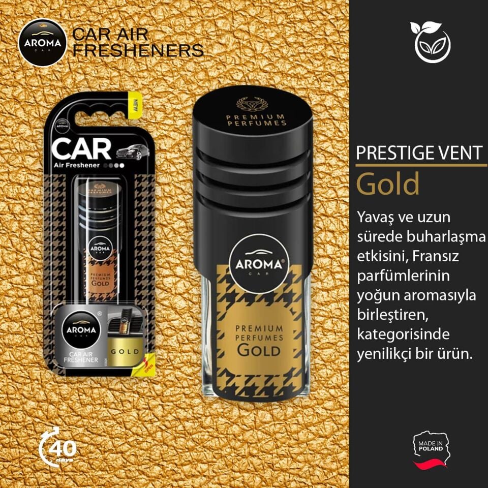 Aroma Prestij Kalorifer Geçme Koku - Altin