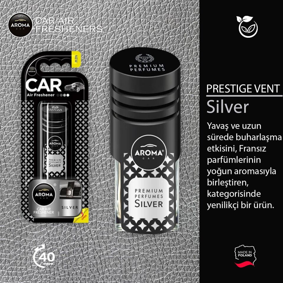 Aroma Prestij Kalorifer Geçme Koku - Gümüs