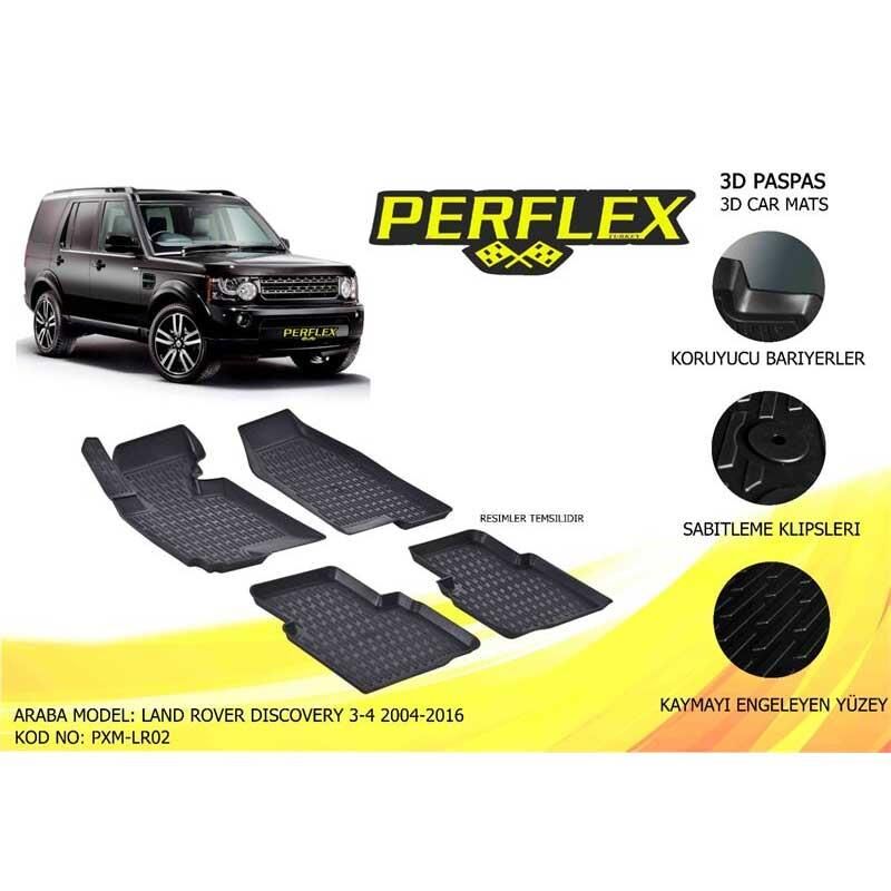 Perflex Paspas 3D Havuzlu Land Rover Discovery 3-4 2004-2016