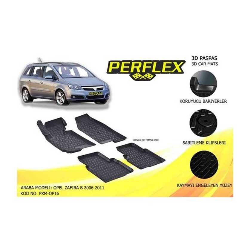 Perflex Paspas 3D Havuzlu Zafira B 2006-2011