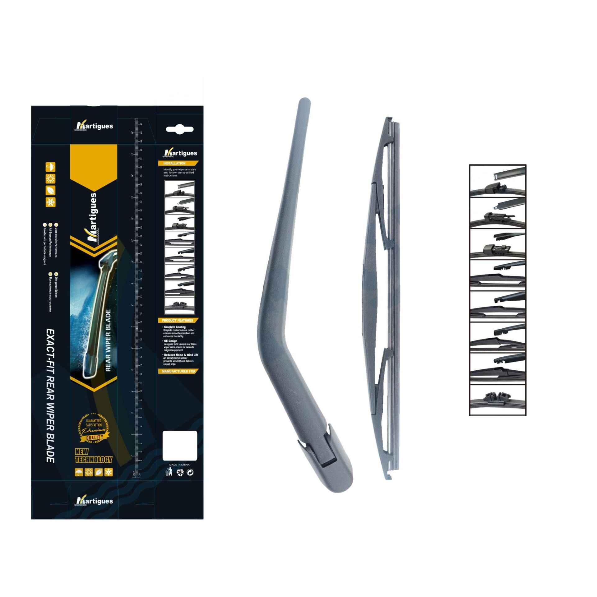 Martigues Silecek Arka Takim Note E12 2013> 250Mm 320Mm