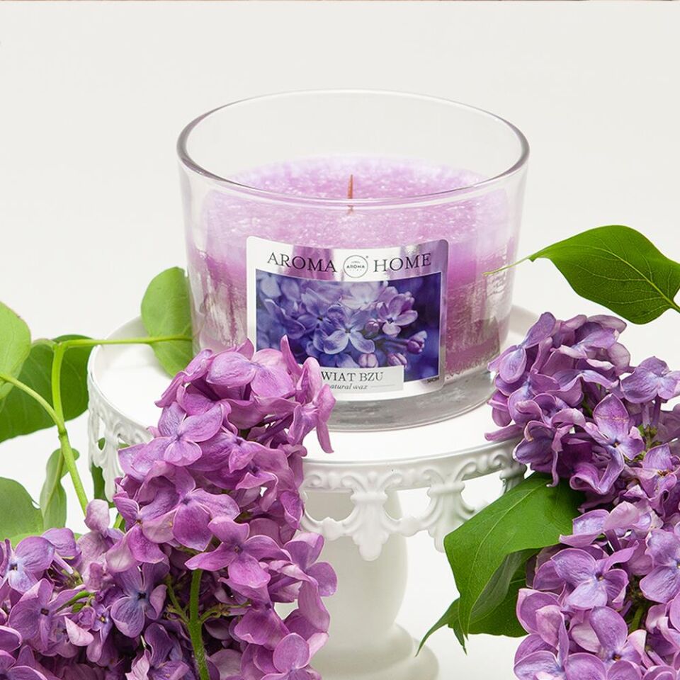 Aroma Unique Fragrances Kokulu Mum Lilac Flower  115gr.
