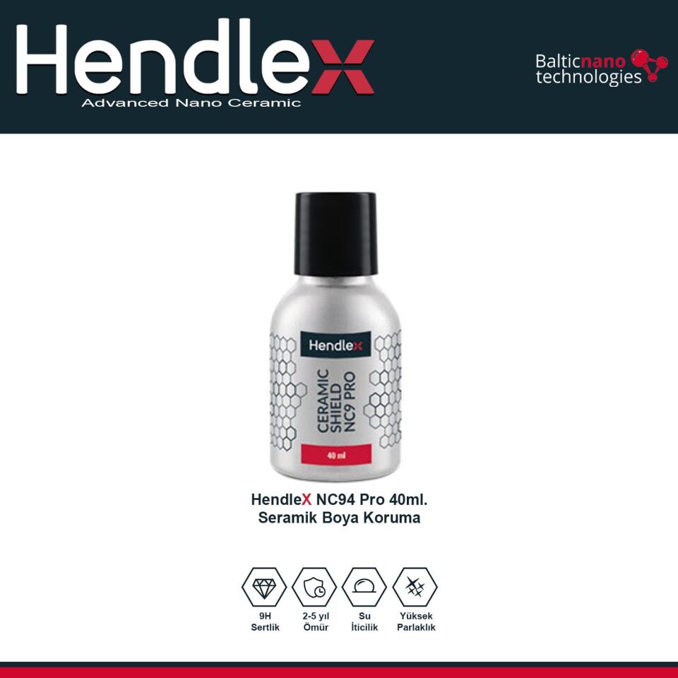 HENDLEX Seramik Boya Koruma / NC9 Pro 40ml sise