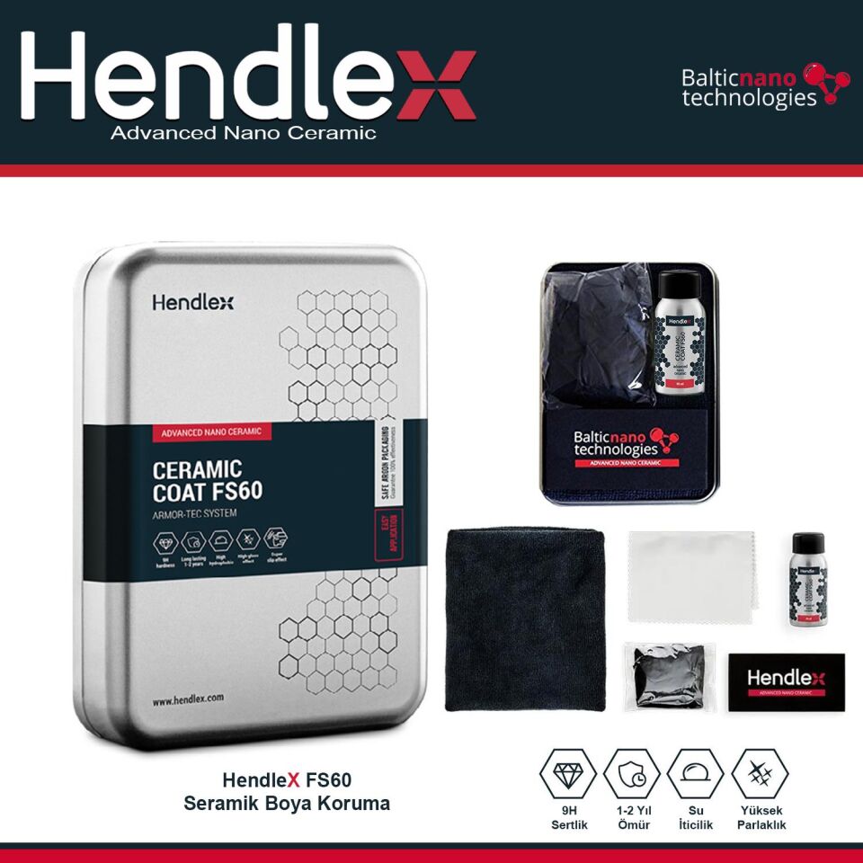 HENDLEX Seramik Boya Koruma / FS60S 40ml. Set