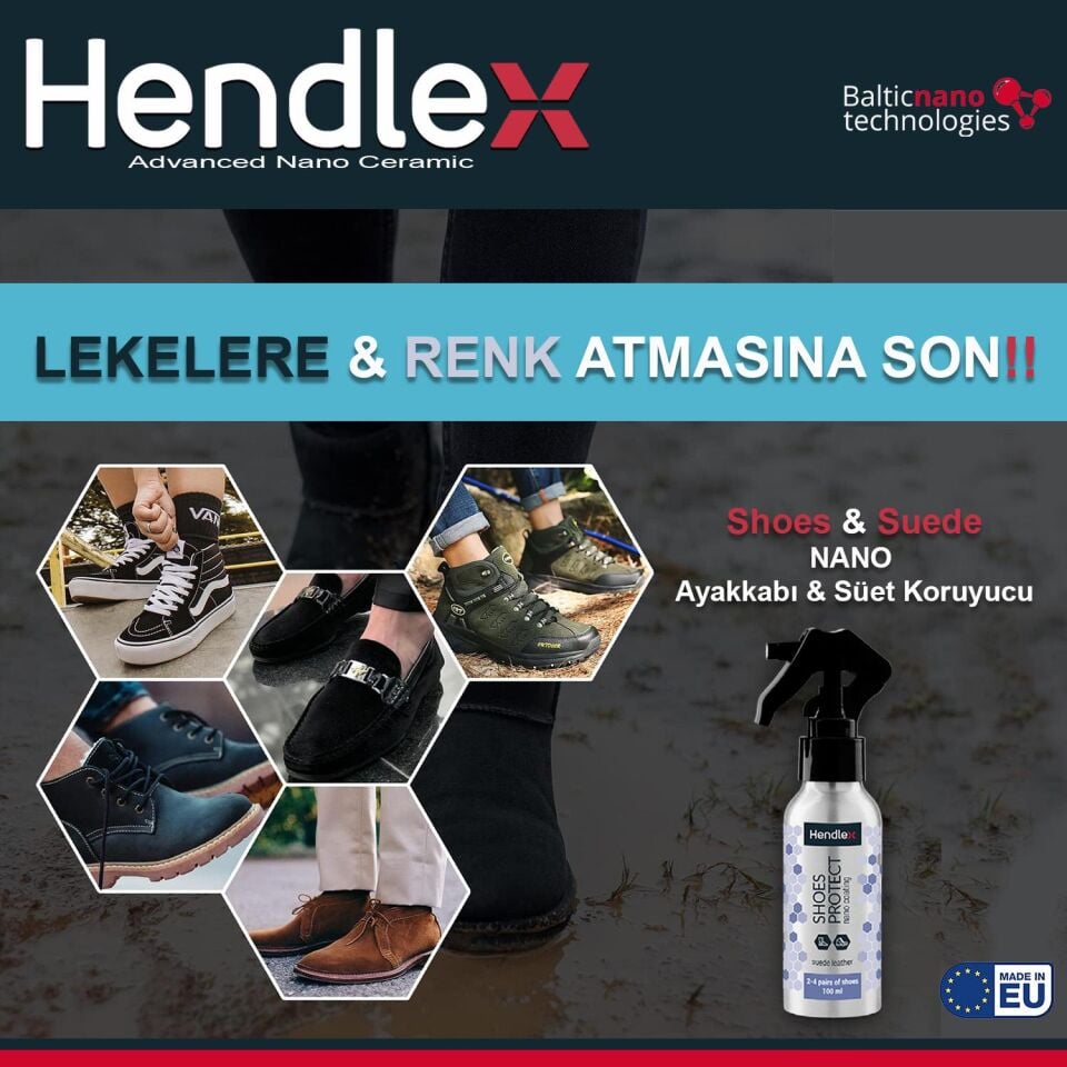 HENDLEX Süet Ayakkabi Su Geçirmez Koruma Sprey 100ml