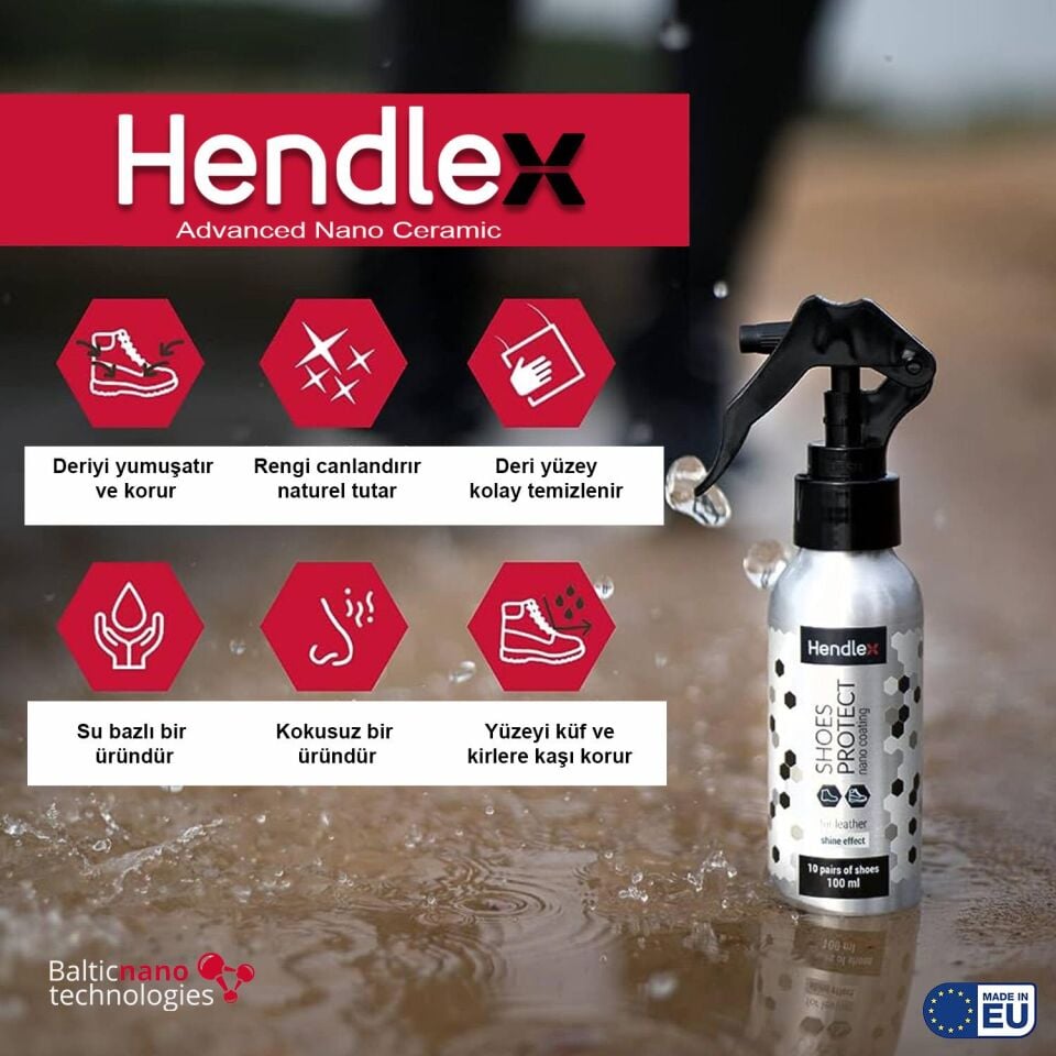 HENDLEX Deri Ayakkabi Parlakligini Koruma Sprey 100ml