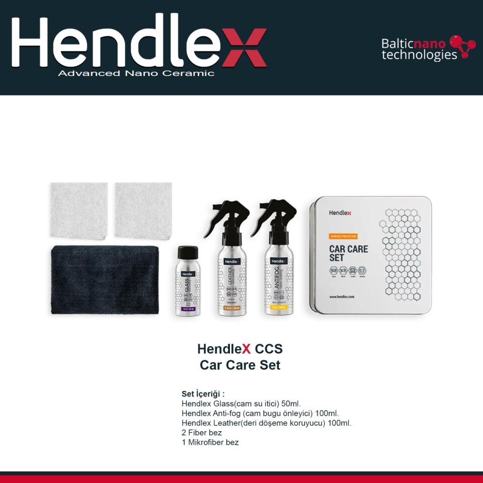 HENDLEX Car Care Set - Su itici-Bugu Önleyici-Deri Koruma