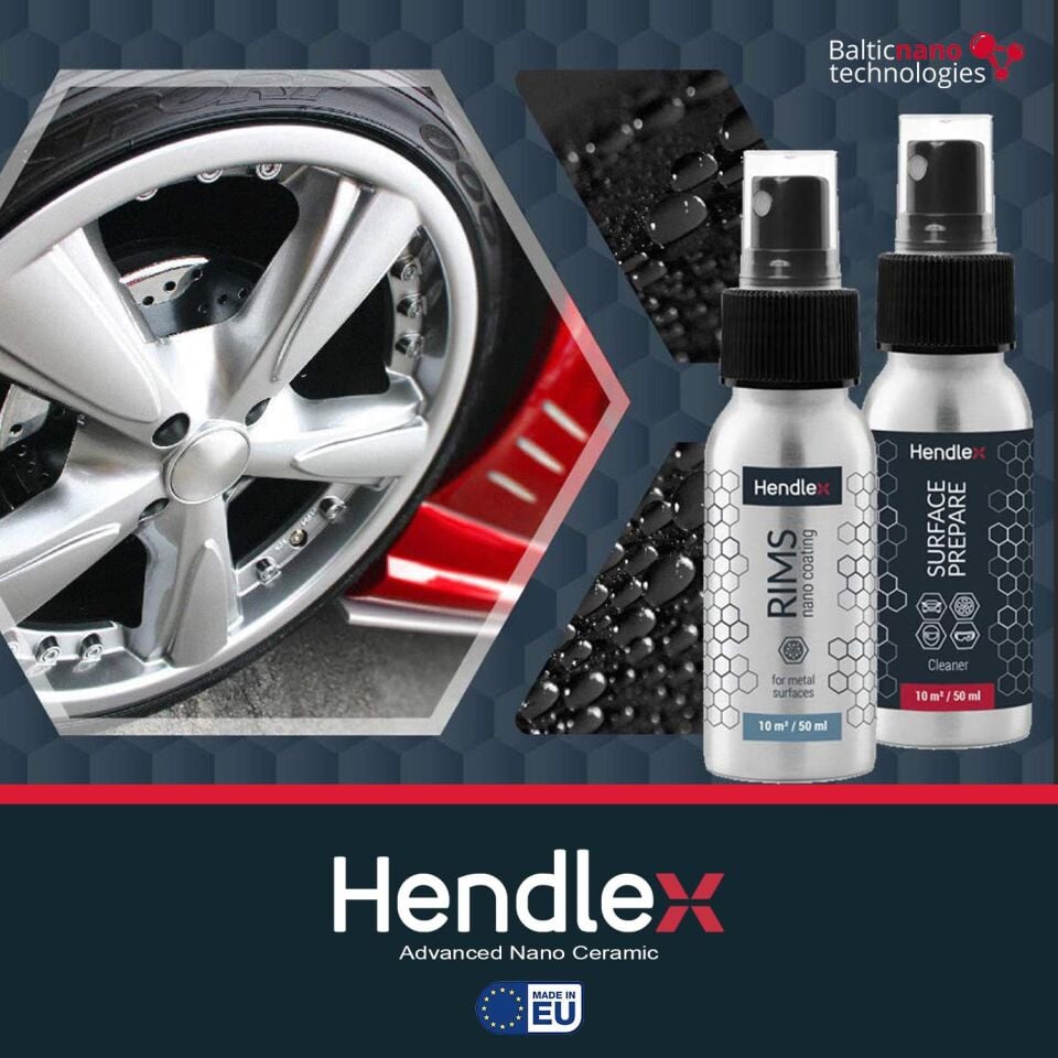 HENDLEX Jant Temizlik ve Koruma Set 50ml.x2