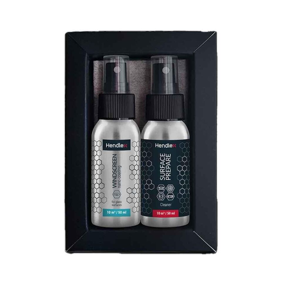 HENDLEX Cam Temizlik ve Su itici Set 50ml.x2