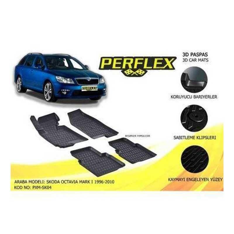 Perflex Paspas 3D Havuzlu Octavia 1996-2010