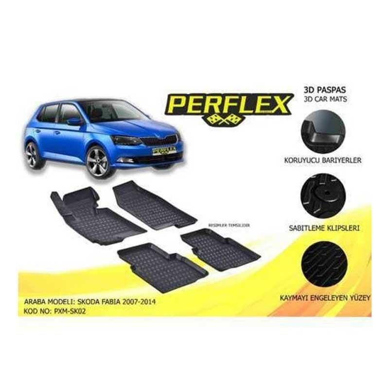 Perflex Paspas 3D Havuzlu Fabia 2007-2014