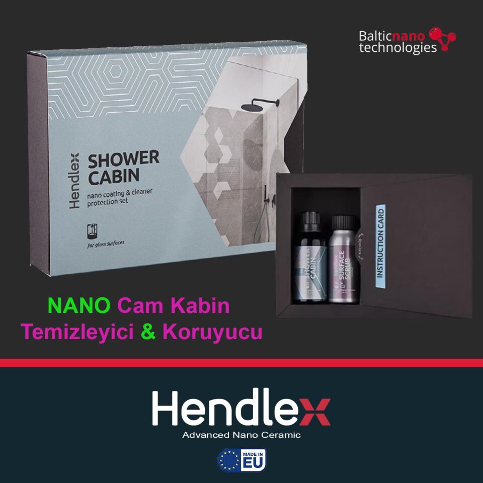 HENDLEX Cam Dusakabin Temizlik ve Koruma Seti