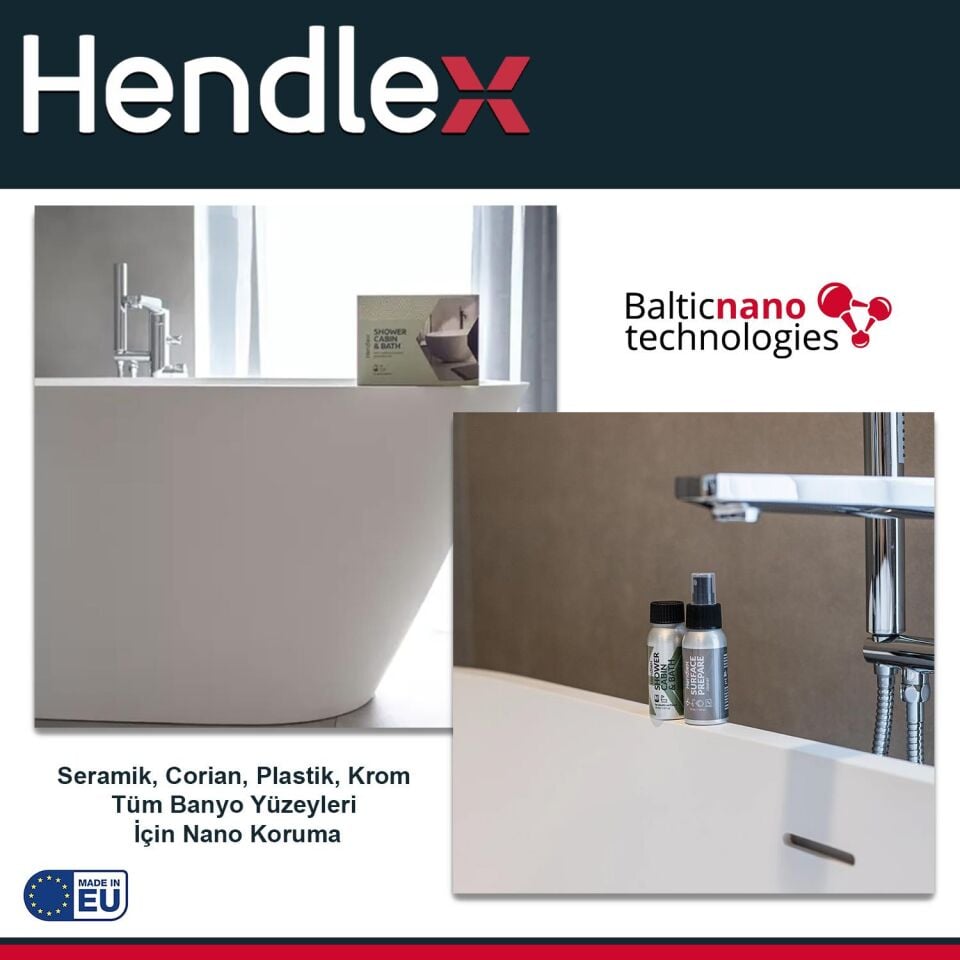 HENDLEX Banyo & Dusakabin Temizlik ve Koruma Seti
