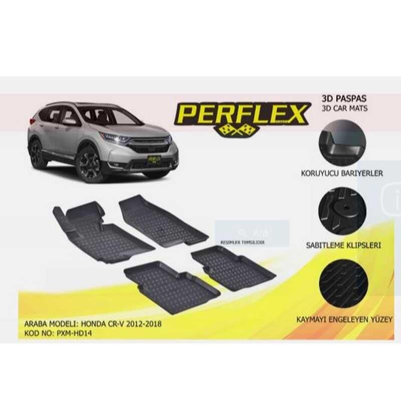 Perflex Paspas 3D Havuzlu CR-V 2012-2018