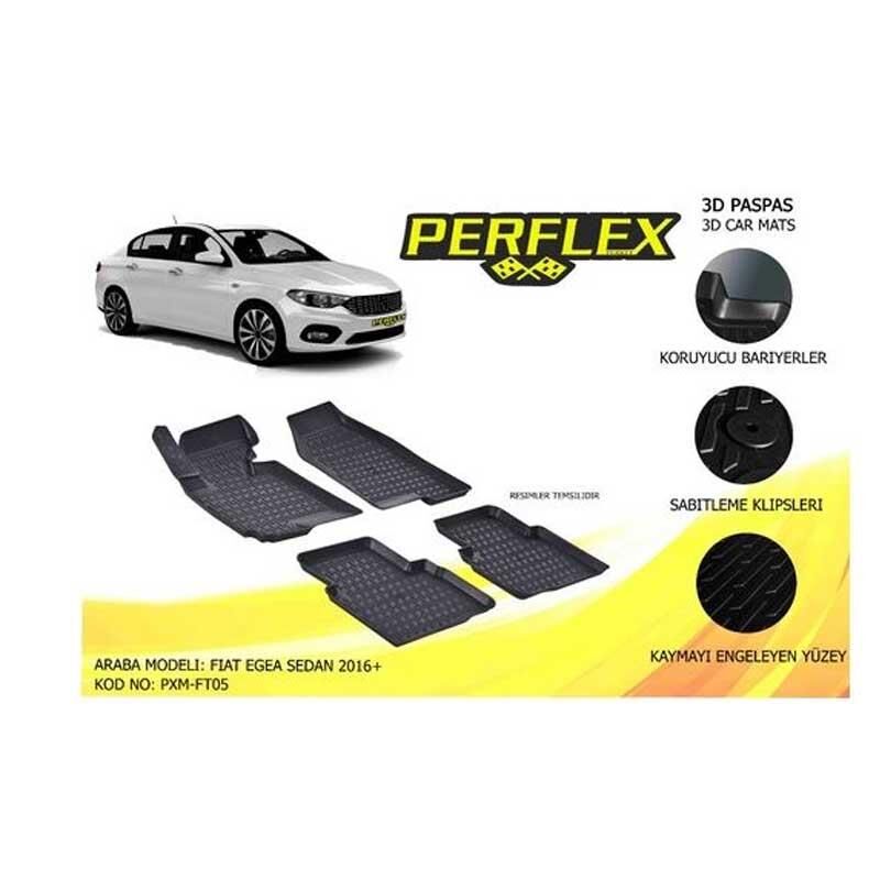 Perflex Paspas 3D Havuzlu Egea Sedan 2016+