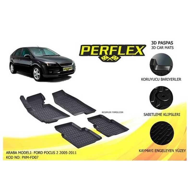 Perflex Paspas 3D Havuzlu Focus 2 2005-2011