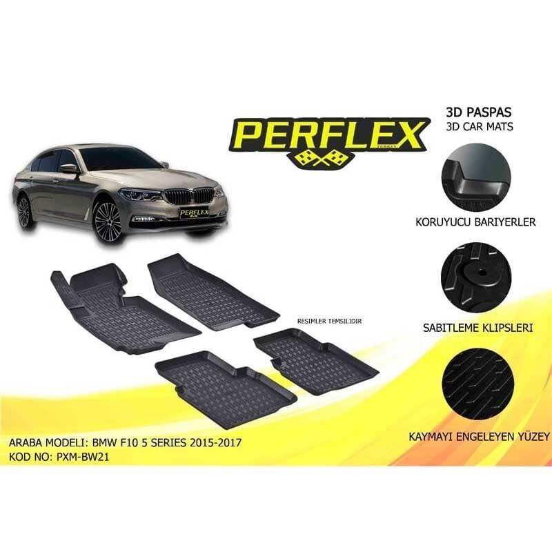 Perflex Paspas 3D Havuzlu Bmw F10 5 Serisi 2015-2017