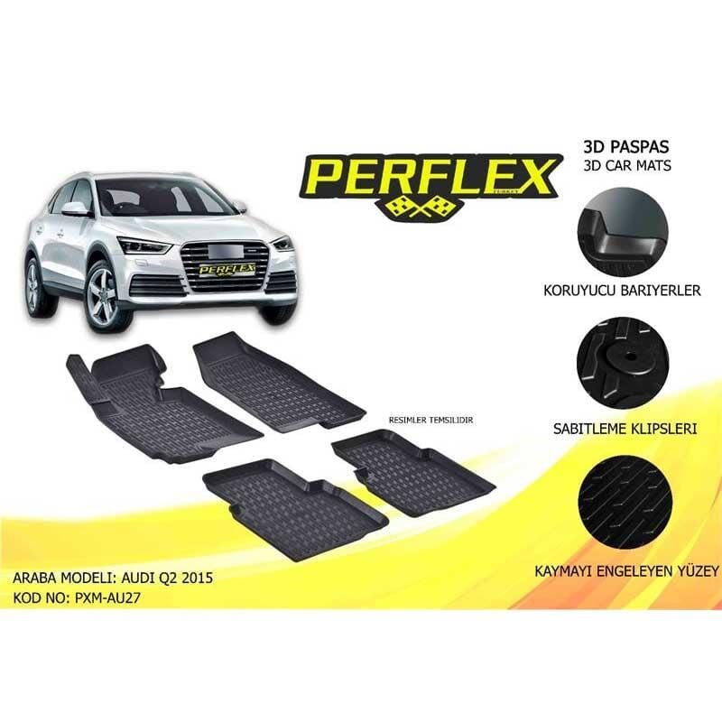 Perflex Paspas 3D Havuzlu Audi Q2 2015+