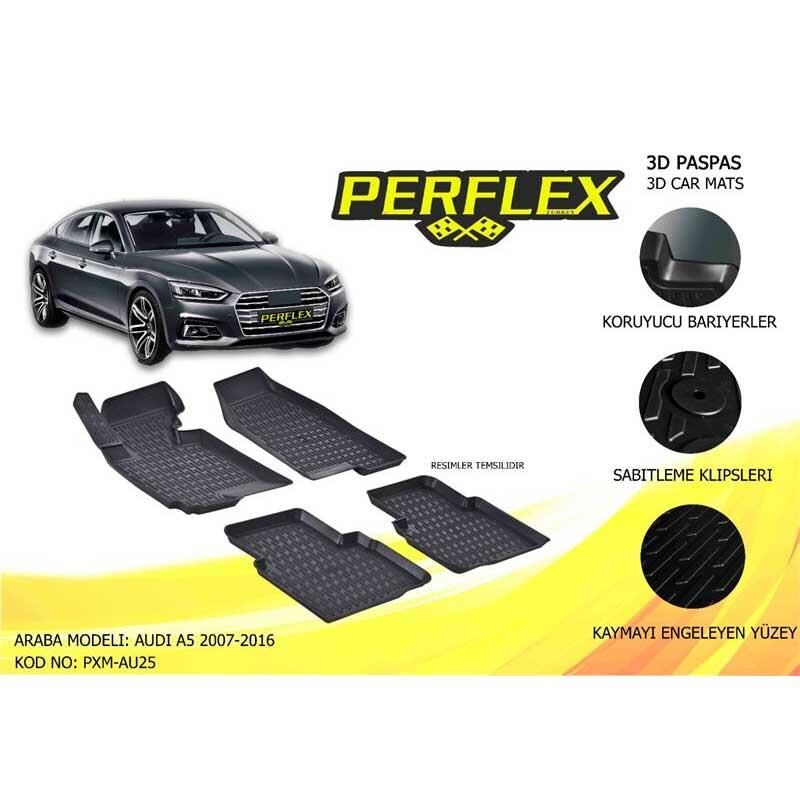 Perflex Paspas 3D Havuzlu Audi A5 2007-2016
