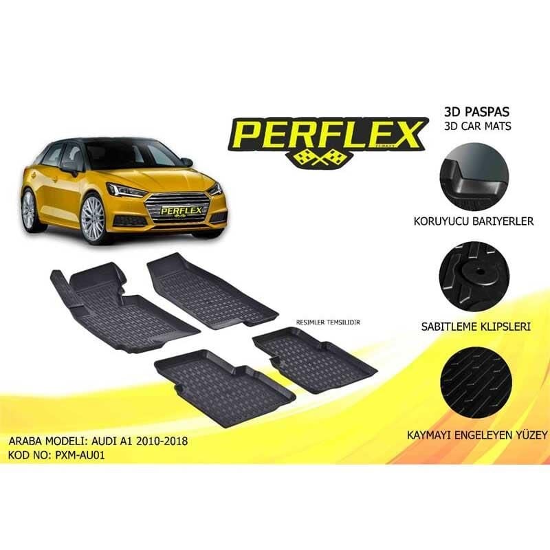 Perflex Paspas 3D Havuzlu Audi A1 2010-2018