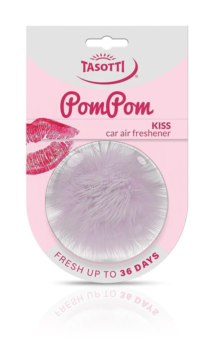 Tasotti Pom Pom (Kiss) Odunsu-Çiçeksi Esanslý  Ayna Altý Asma Koku