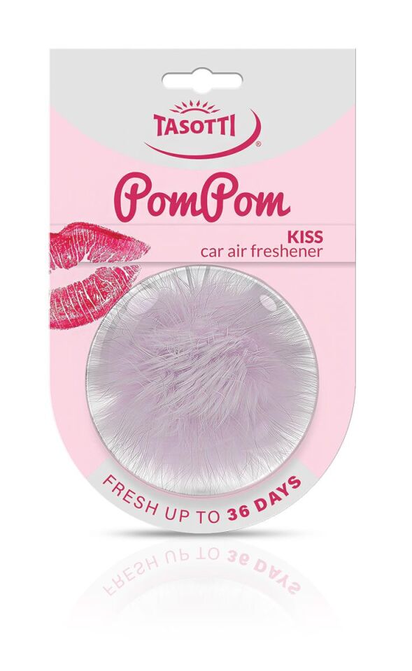 Tasotti Pom Pom (Kiss) Odunsu-Çiçeksi Esanslý  Ayna Altý Asma Koku