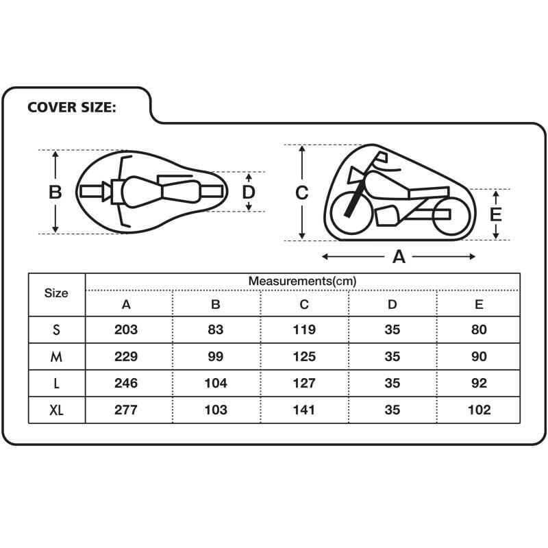 Oxford Motosiklet Protex Indoor Premium Stretch-Fit Kilif Iç Mekan Small Siyah CV170