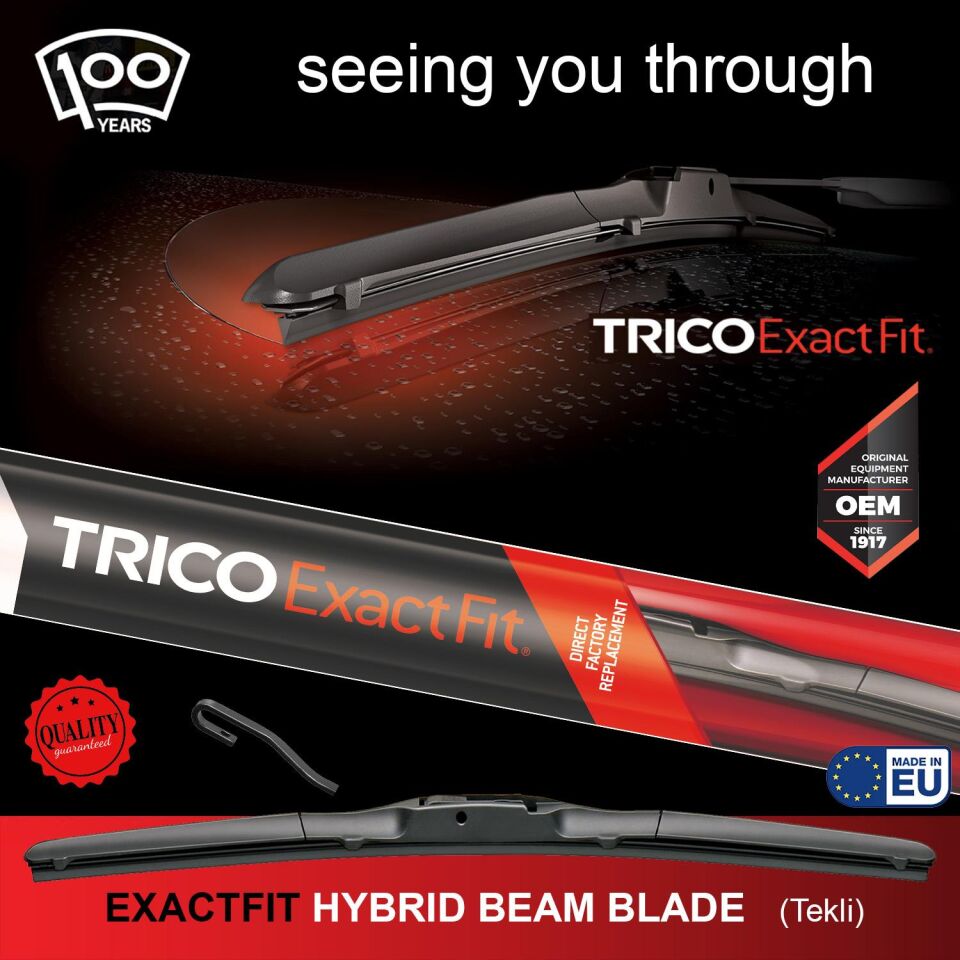 Trico EXACTFIT HYBRID Tek Silecek 650mm HF650L