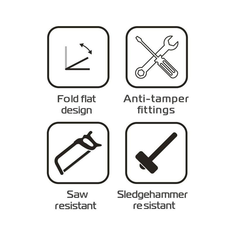 Oxford Motosiklet TaskForce Ground Wall Anchor Kit Zemin ve Duvar Sabitleyici LK408