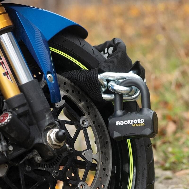 Oxford Motosiklet Nemesis Zincir Kilit 16mmX1.2m LK472
