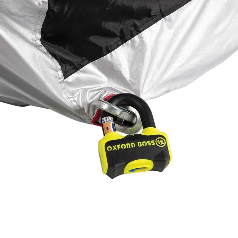 Oxford Motosiklet Aquatex Arka Çantali Kilif Medium Siyah-Gri CV203