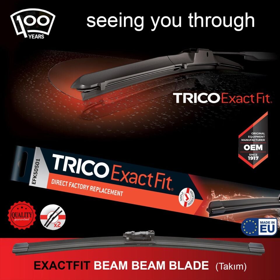 Trico EXACTFIT Takim Silecek Seti 750/650mm EFK75651