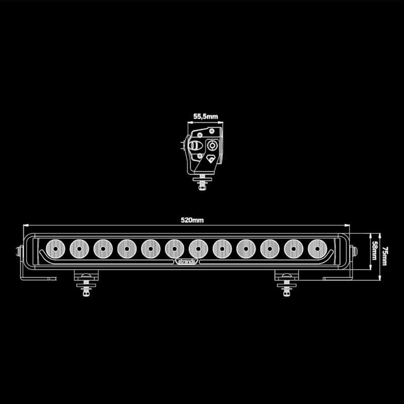 Strands Off-Road Led Bar Dark Knight Identity 20'' (51cm) 809169