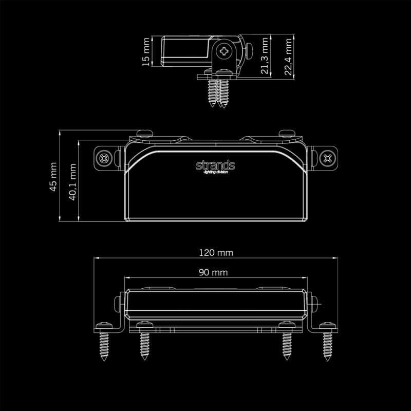 Strands Off-Road Led Lamba Unity Ultra Düz 22W 800552