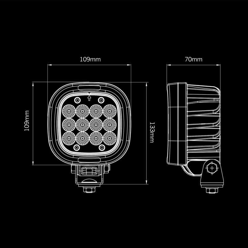Strands Off-Road Led Lamba President 51W 908539