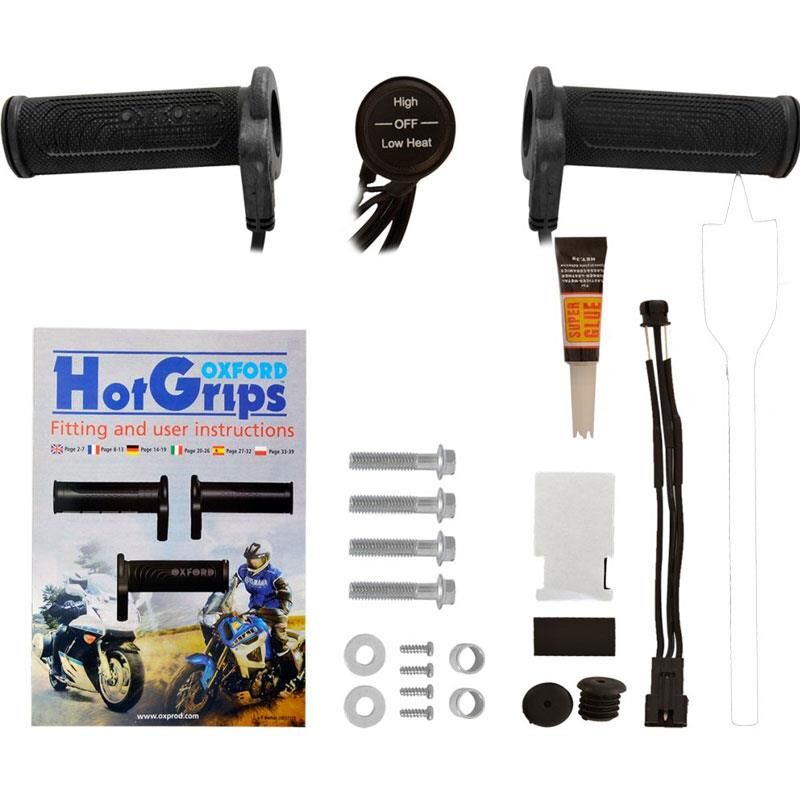 Oxford Motosiklet HotGrips Essential Scooter Elcik Isitma OF772