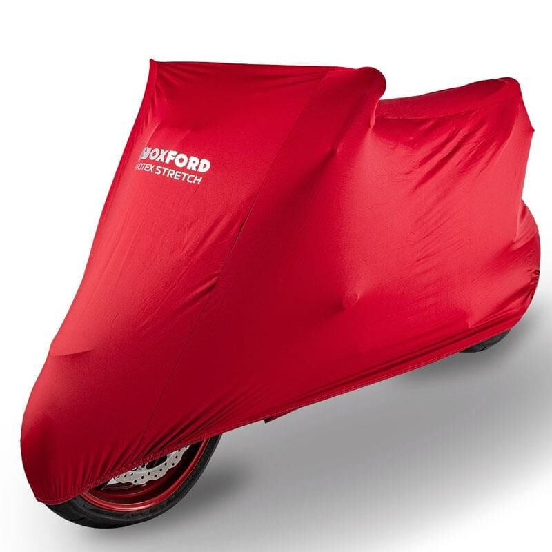 Oxford Motosiklet Protex Indoor Premium Stretch-Fit Kilif Iç Mekan Large Kirmizi CV176